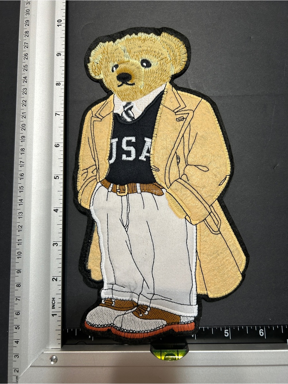 Vintage Ralph Lauren Teddy Bear Varsity Patch /sew on